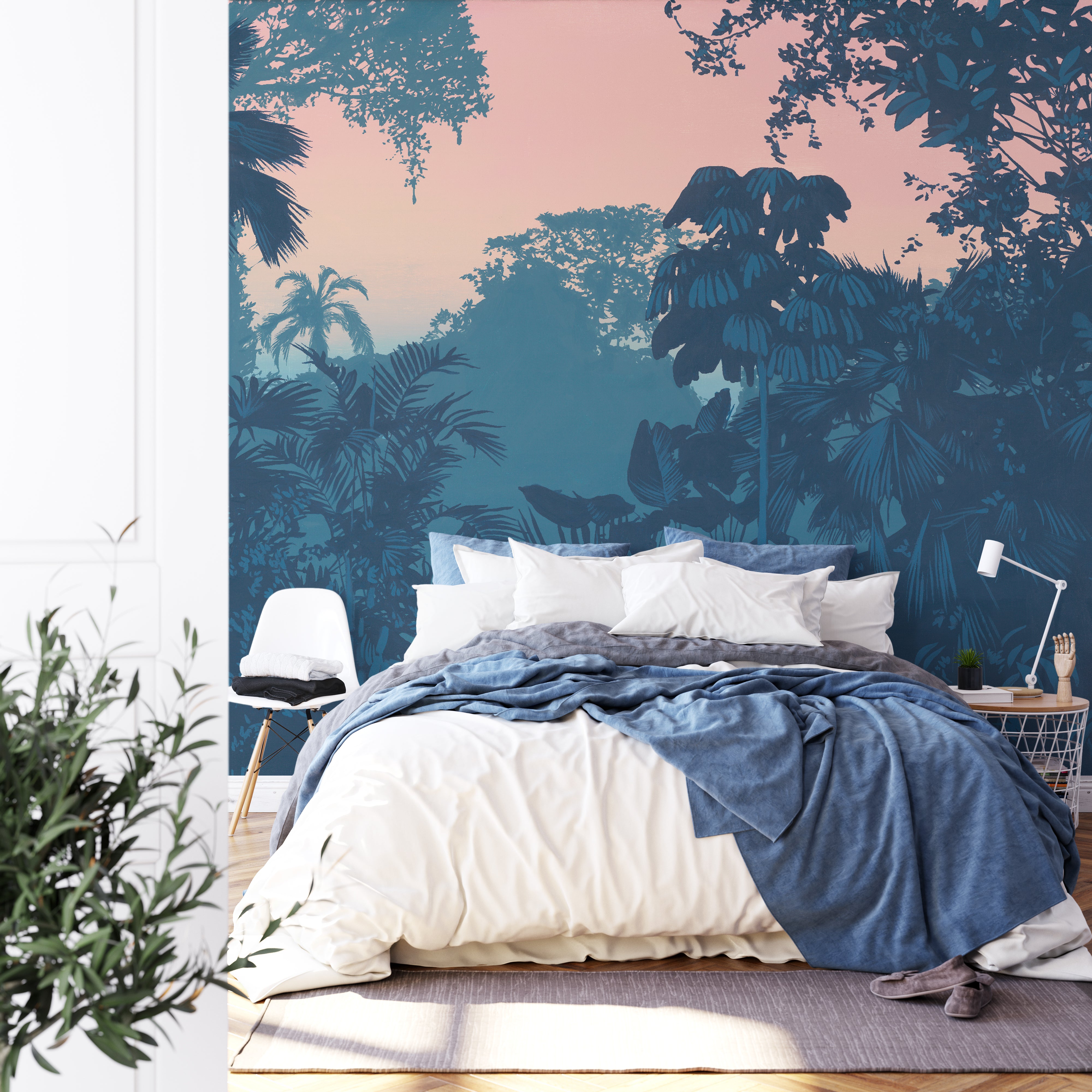 Imaginary Landscape Wall Art Print - Modern Abstract Canvas Painting for Home & Office Decor | Perfect for Living Room, Bedroom, or Workspace