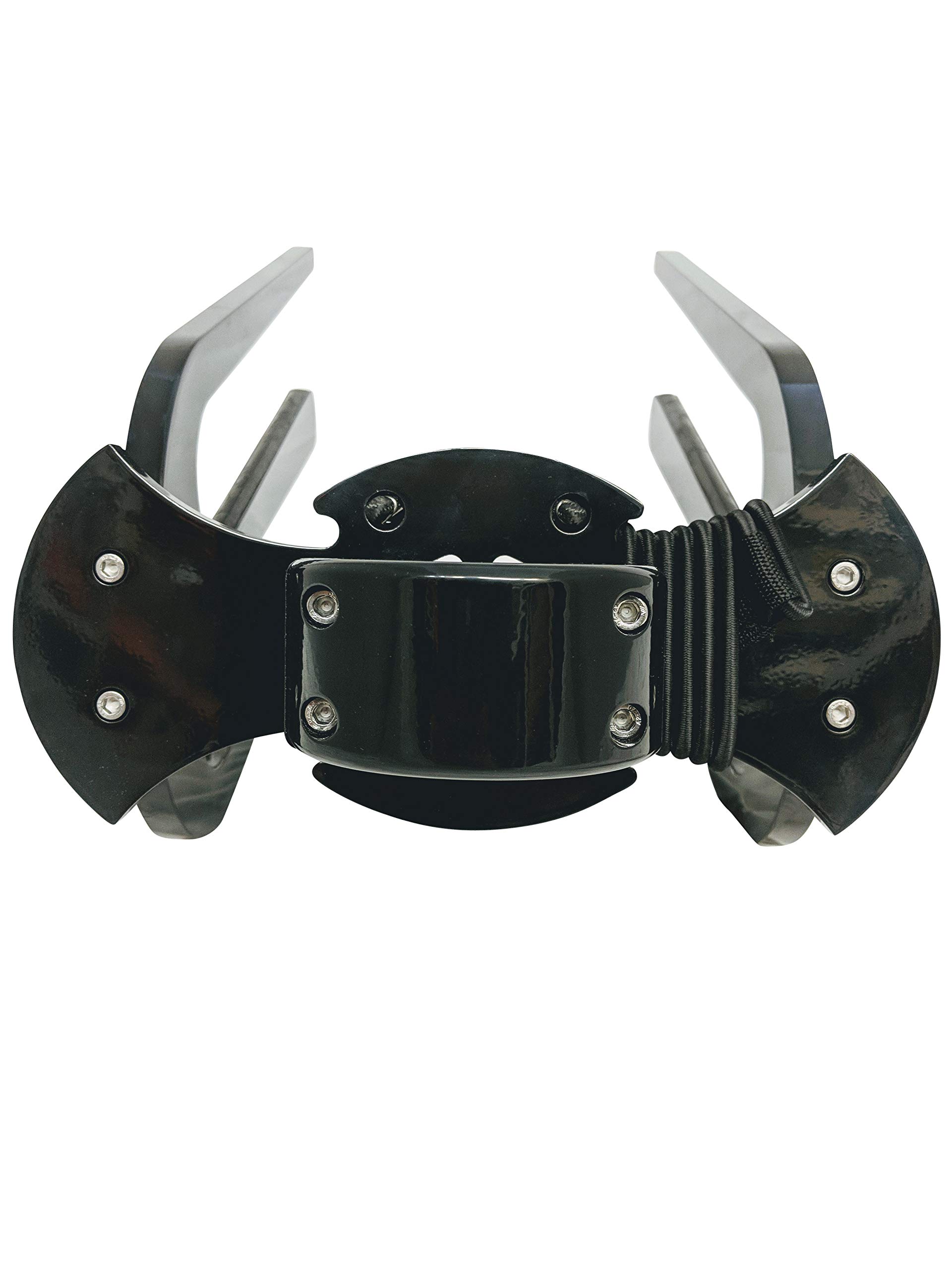 Krypt Towers Wakeboard Rack - Adjustable Black Aluminum Wakeboarding Tower Holder for Boats - Fits 1 3/4