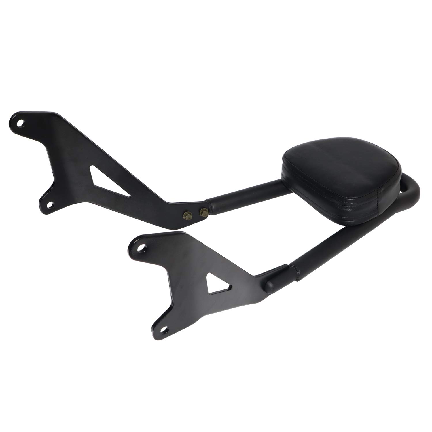 Detachable Motorcycle Passenger Backrest Pad with Sissy Bar for Yamaha Bolt XVS950/XV950 R-Spec (2014-2017) - Comfortable Side Arms & Cushion for Long Rides - Perfect for Cruiser Motorcycles and Road Trips