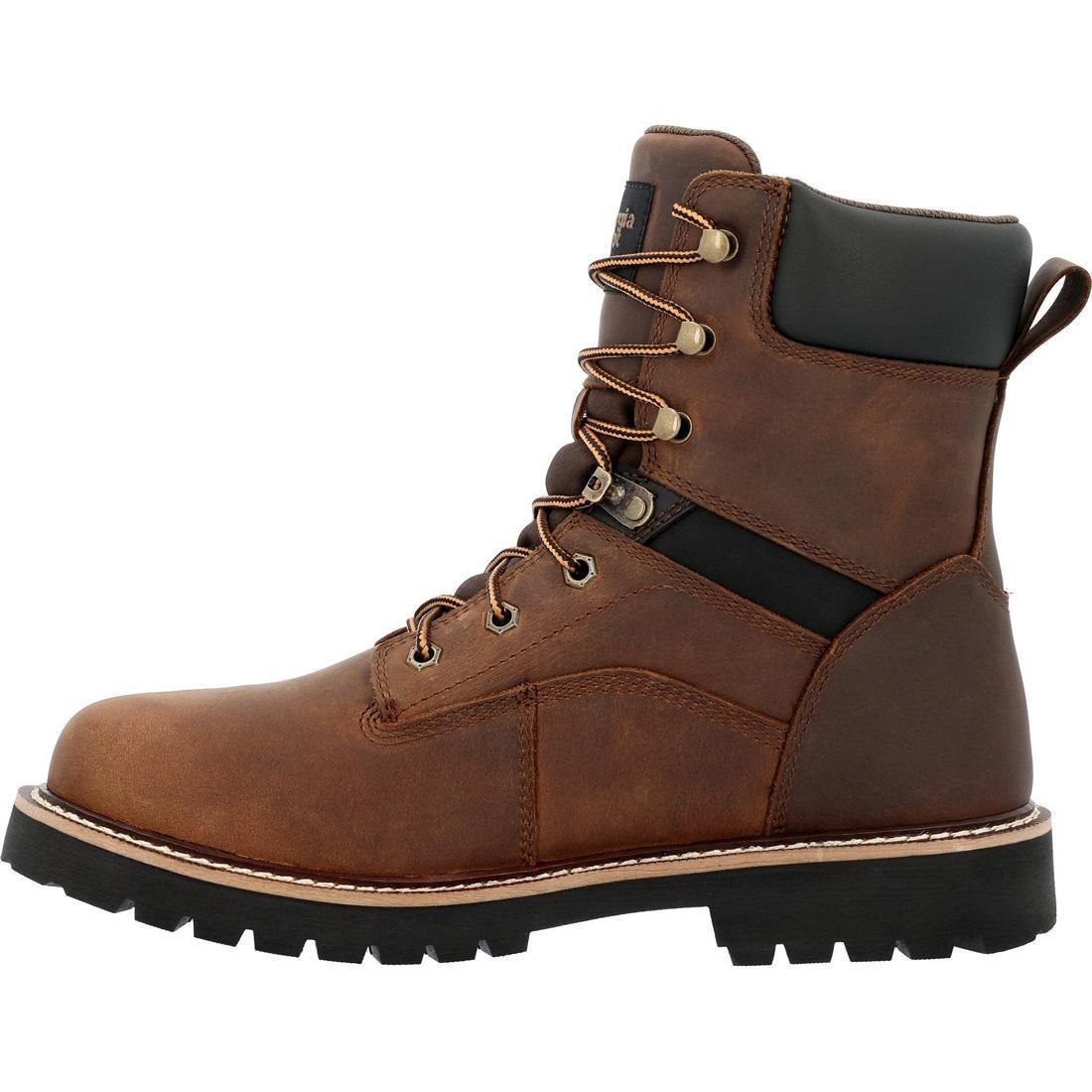 Core 37 Steel Toe Waterproof Work Boots for Men - Durable Safety Shoes for Construction, Warehouse & Outdoor Work