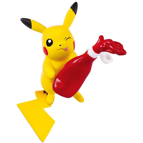 Pokemon Pikachu Fly Away Re-Ment Collectible Magnet - Cute Anime Character Fridge Decor for Home & Office