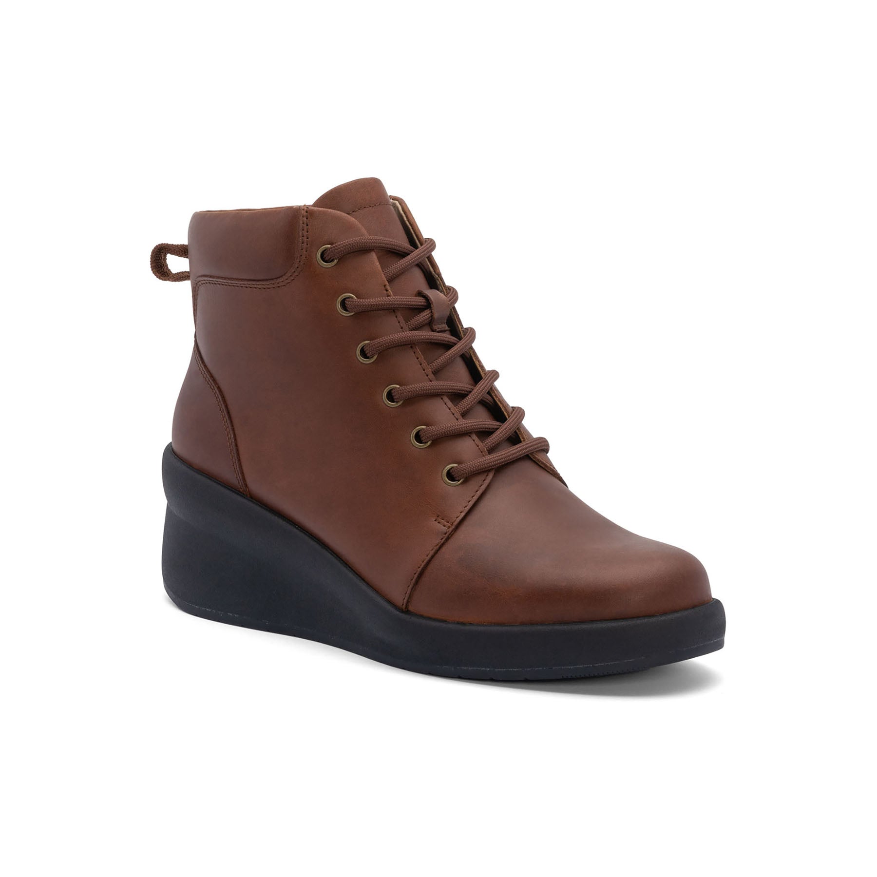 ABEO Passage Lace-Up Walking Shoes for Women - Dark Tan | Comfortable & Supportive Footwear for Walking, Travel & Everyday Wear