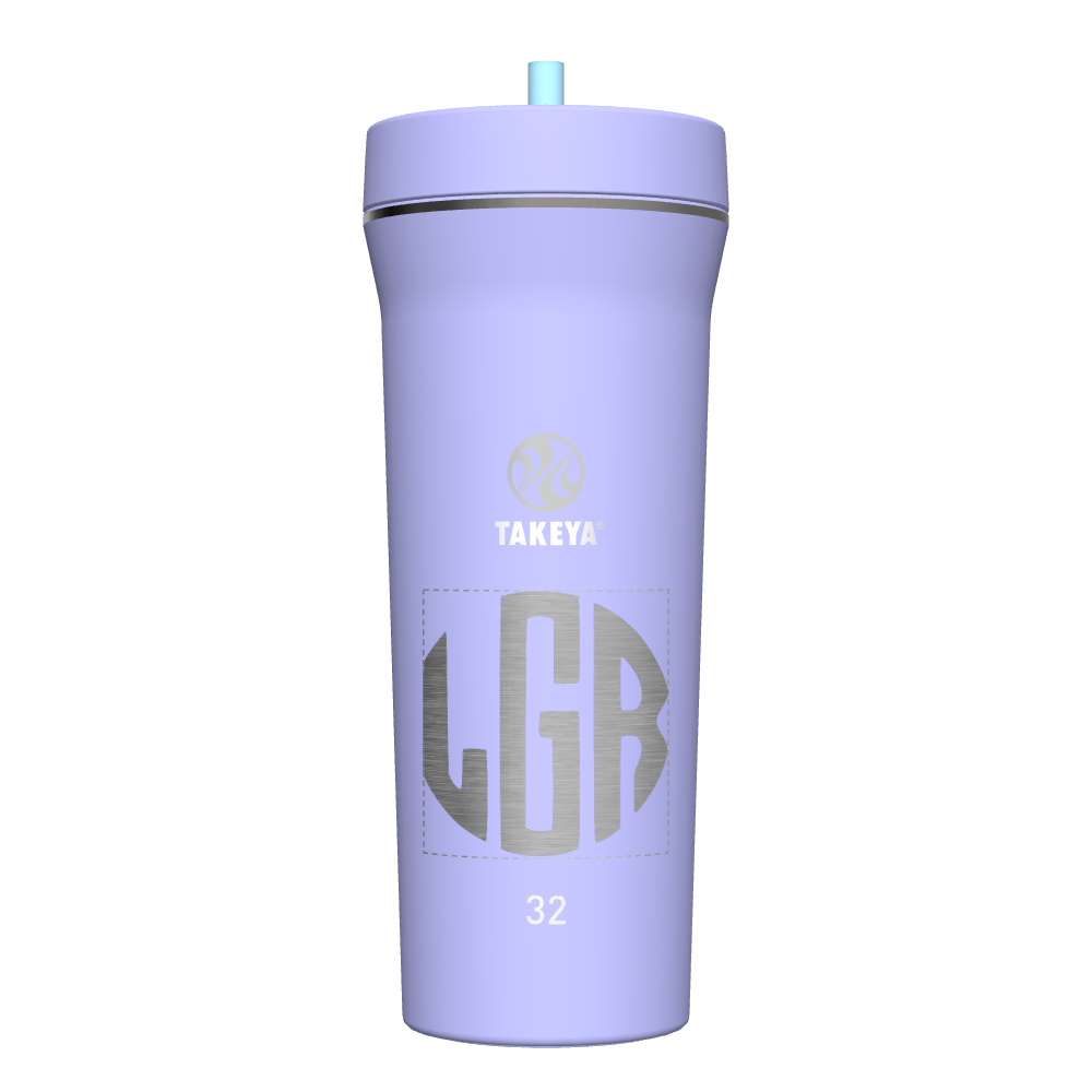 32 oz Custom Insulated Straw Tumbler with Lid - Personalized Stainless Steel Water Bottle for Gym, Hiking & Everyday Use