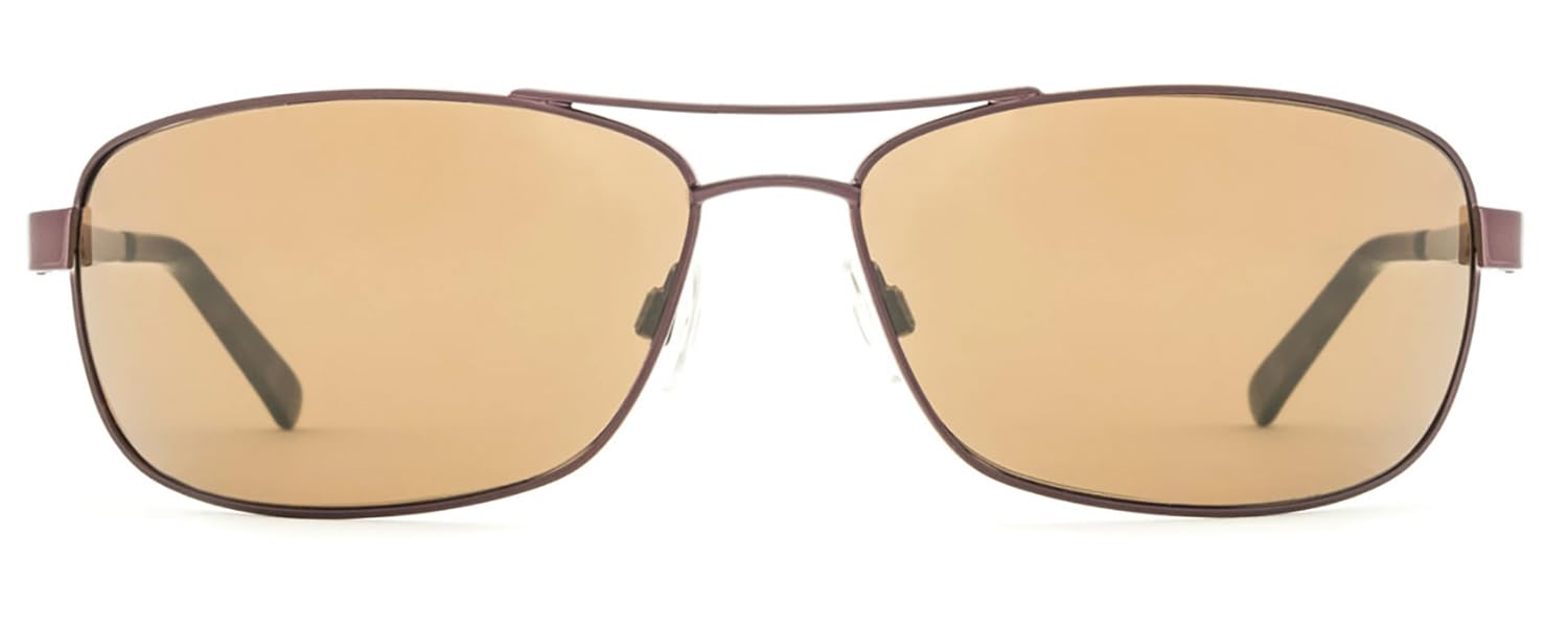 Pecos Metal Polarized Sunglasses for Men - Oversized Wrap Around Trendy UV Protection Shades - Lightweight Durable Modern Design - Perfect for Driving, Fishing & Outdoor Activities
