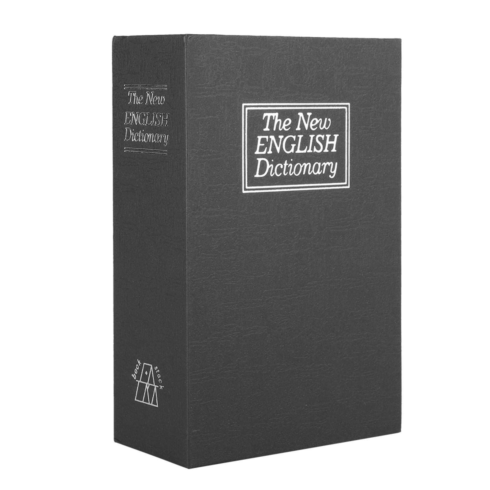 Dictionary Safe Box - Discreet Book Cover Safe for Cash & Valuables - Perfect for Office, School, Dormitory, Home & Shop Security (Simulation Book Safe)