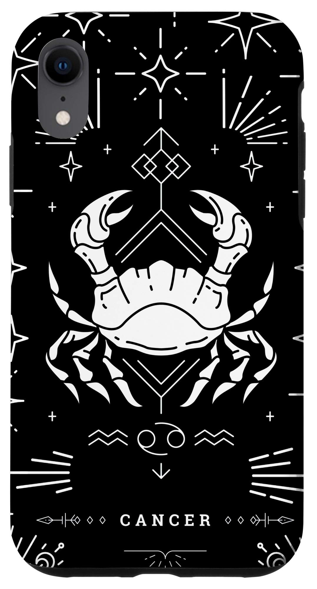 iPhone XR Case - Cancer Zodiac Sign Horoscope Cover for Astrology Lovers | Perfect Gift for Birthdays & Star Sign Enthusiasts
