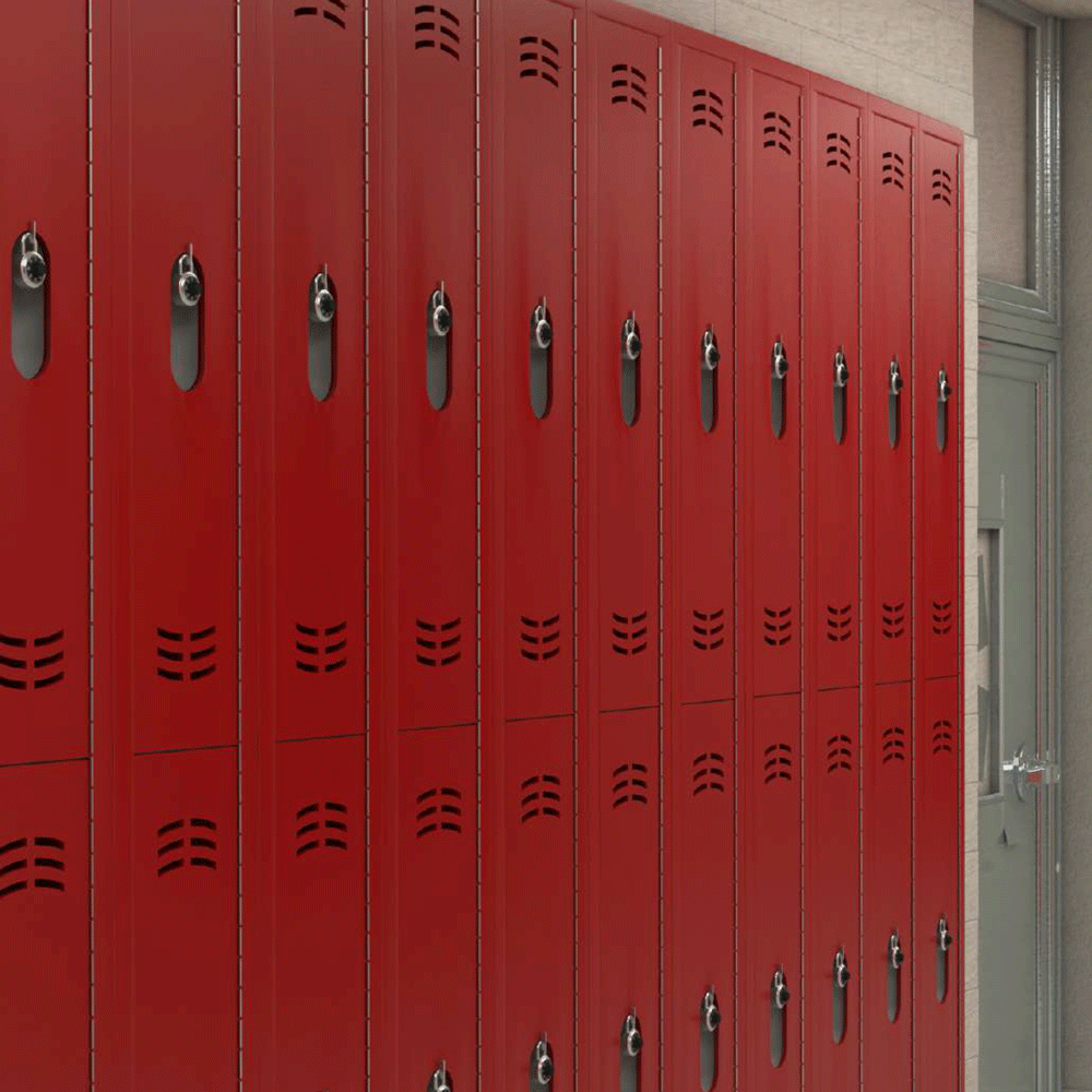 Durable Plastic Lockers by Scranton Products | Heavy-Duty Duralife Lockers for Schools, Gyms & Storage Rooms | Secure & Long-Lasting Storage Solution