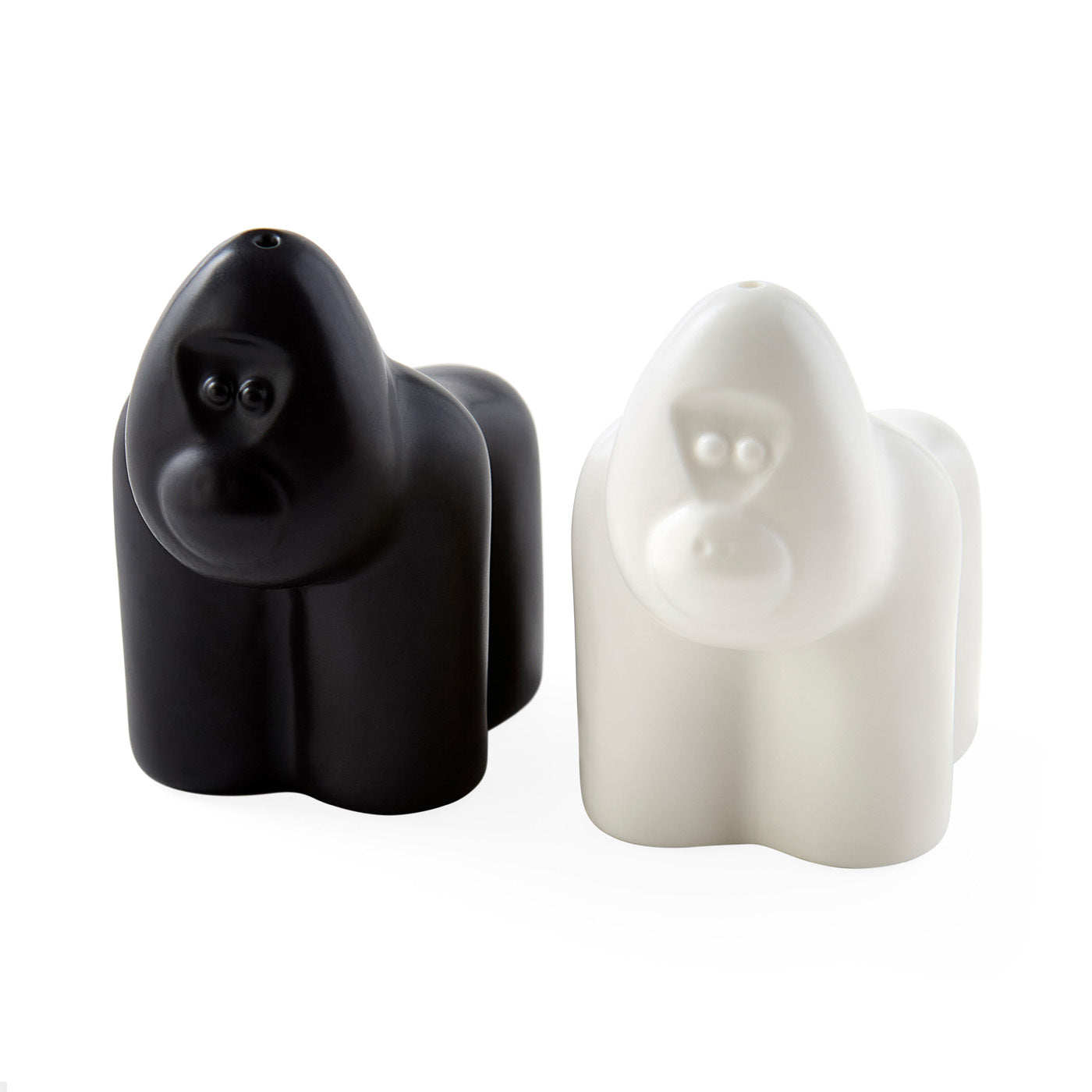 Premium Gorilla Salt and Pepper Shaker Set - Durable Stainless Steel Grinders with Adjustable Coarseness - Perfect for Kitchen, Dining Table, and Outdoor BBQ Use