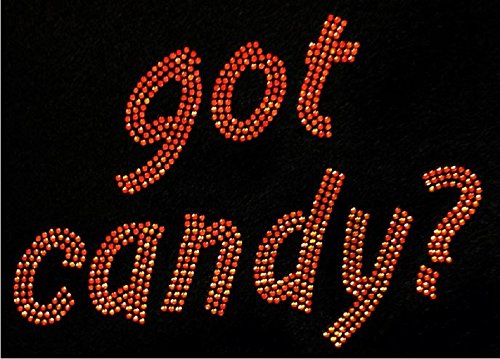 Sparkling Candy Rhinestone Iron-On Transfers for T-Shirts, DIY Crafts & Party Decor - Easy to Apply & Washable
