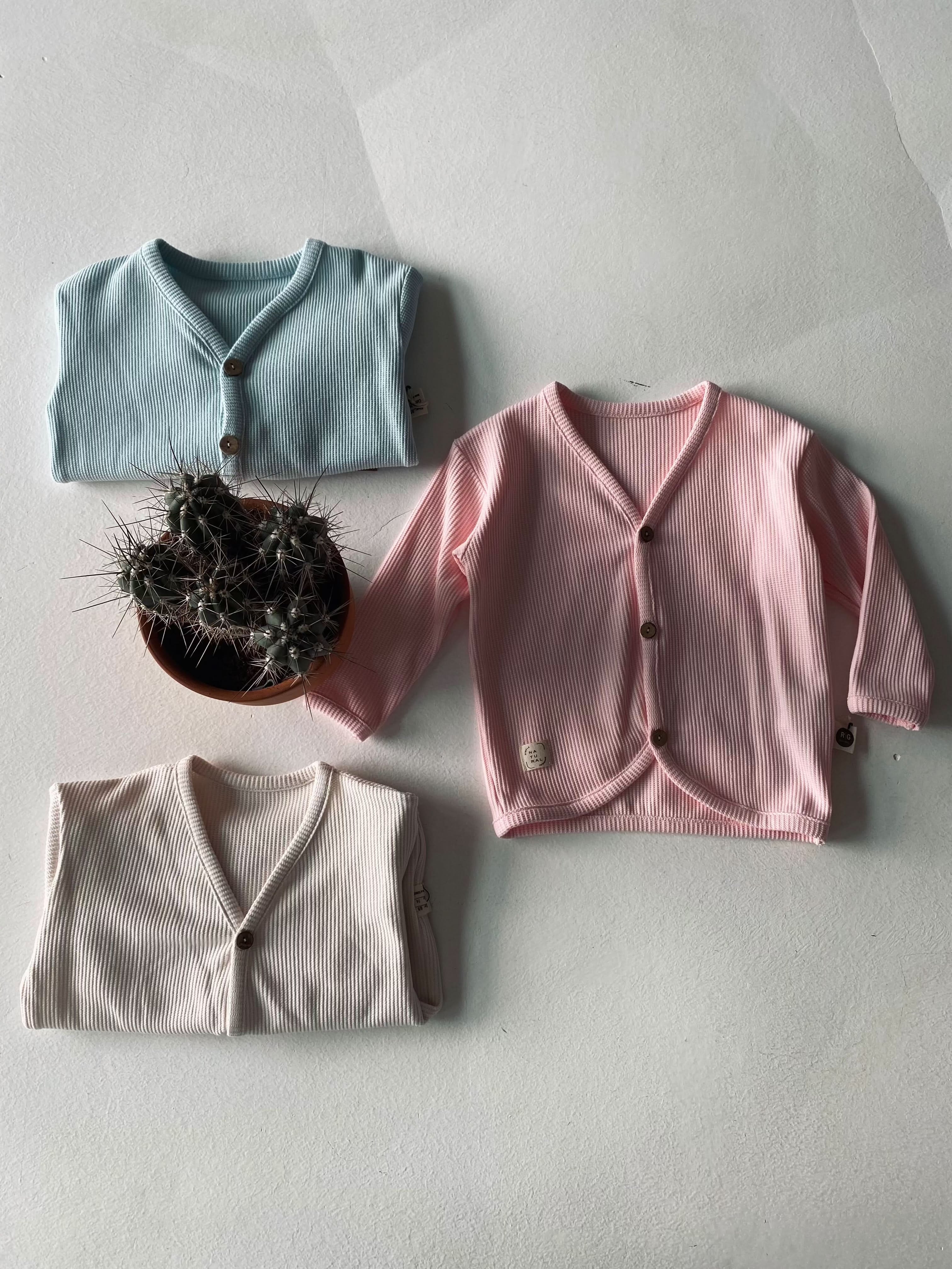 Unisex Button Detail Baby Cardigan - Soft Knit Sweater for Newborns & Toddlers - Perfect for Family Photos, Baby Showers & Cozy Outings