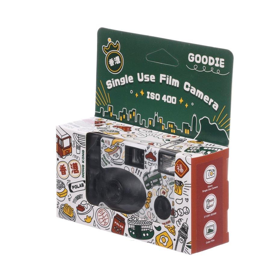 POLAB Goodie Single Use Disposable Camera 27 Exposures 400 ISO - Perfect for Travel, Parties & Outdoor Adventures
