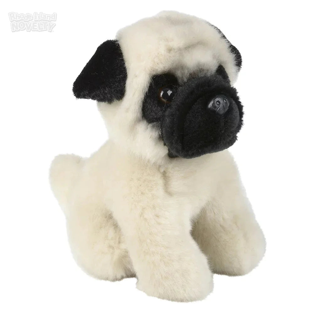6 Heirloom Treasure Pug Dog Figurines - Collectible Porcelain Pug Statues for Home Decor, Gift & Display | Perfect for Animal Lovers, Shelf Decor & Vintage Collections