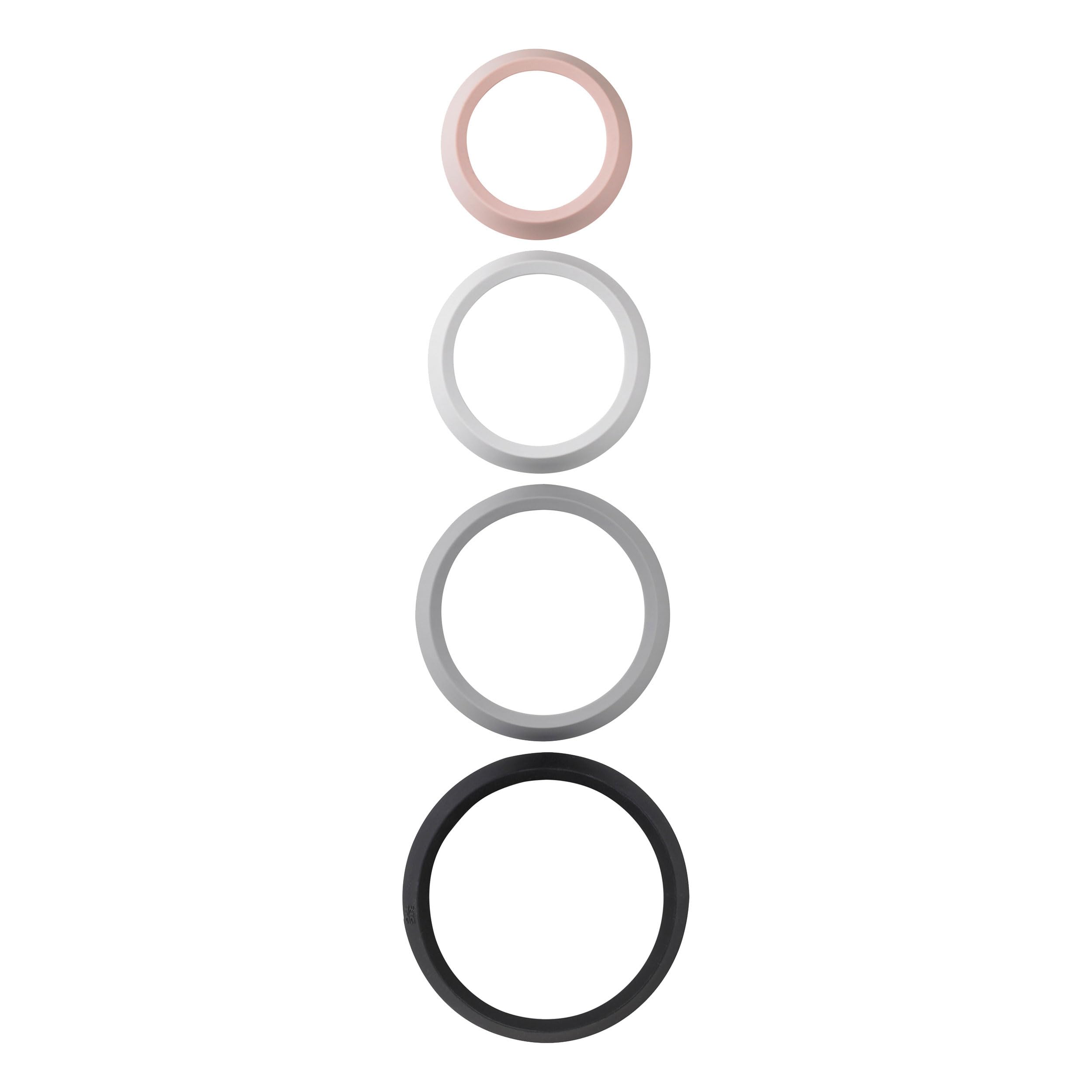 Stelton RIG TIG Absorbent Coasters Set of 4 - Premium Drink Coasters for Coffee, Wine & Beer - Perfect for Home, Office & Bar Use