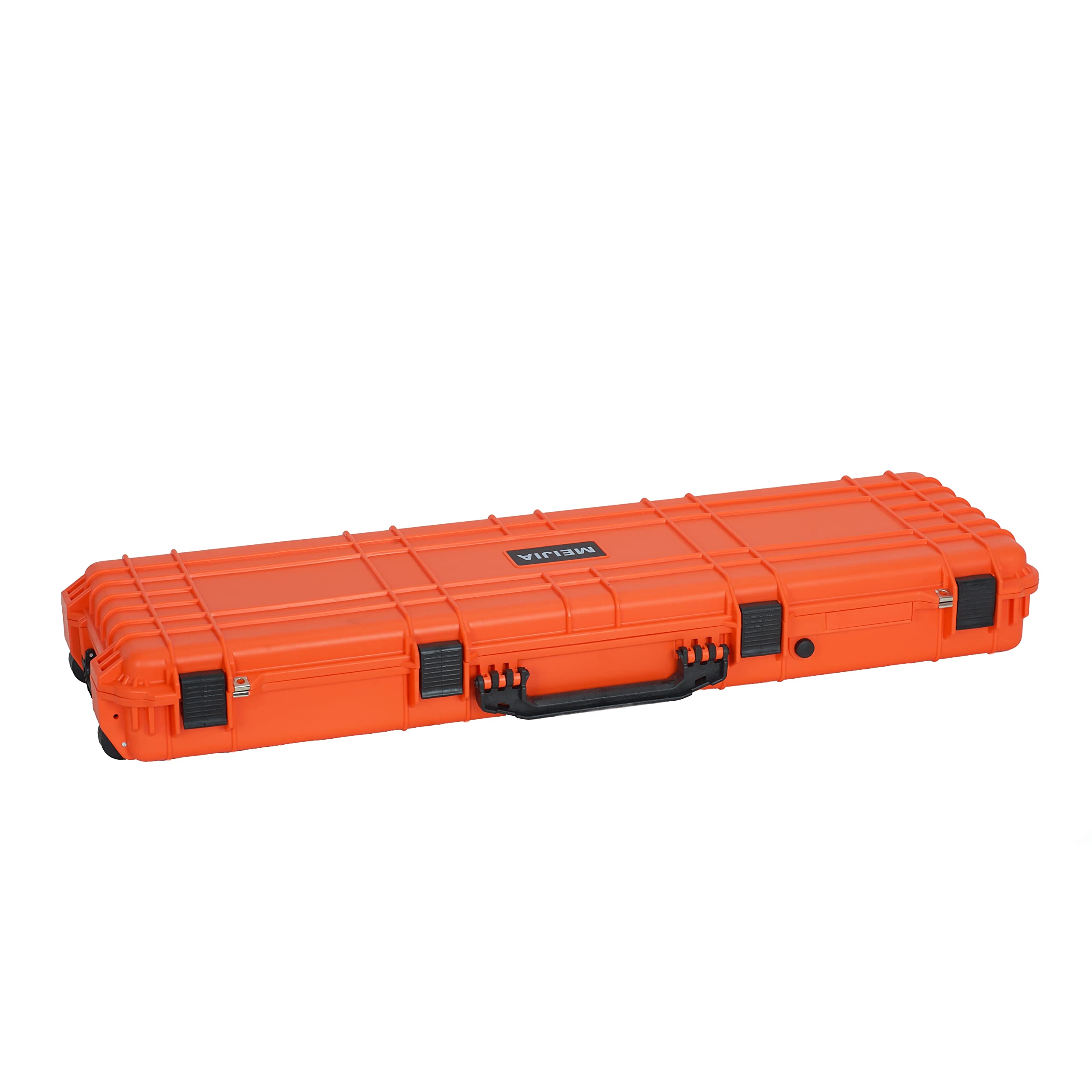 MEIJIA Waterproof Rolling Rifle Case with Wheels & Foam - for Guns, Shotguns, Airsoft - Outdoor & Range Use