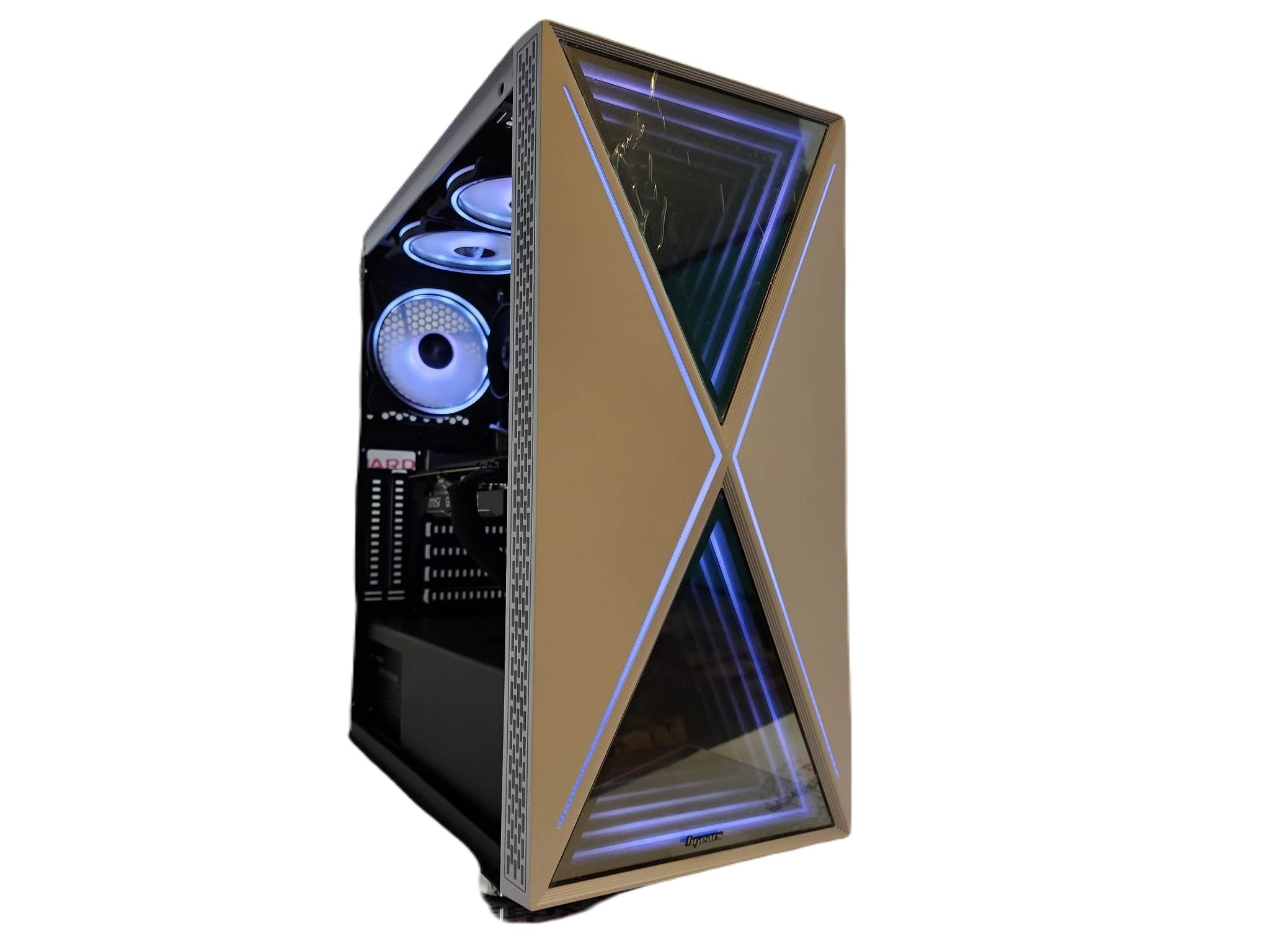 Custom Gaming PC Desktop Computer - Intel Core i5, NVIDIA GeForce RTX 5060, 2TB SSD, 32GB RAM, Blackwidow White H610 - Perfect for 4K Gaming, Streaming & Content Creation