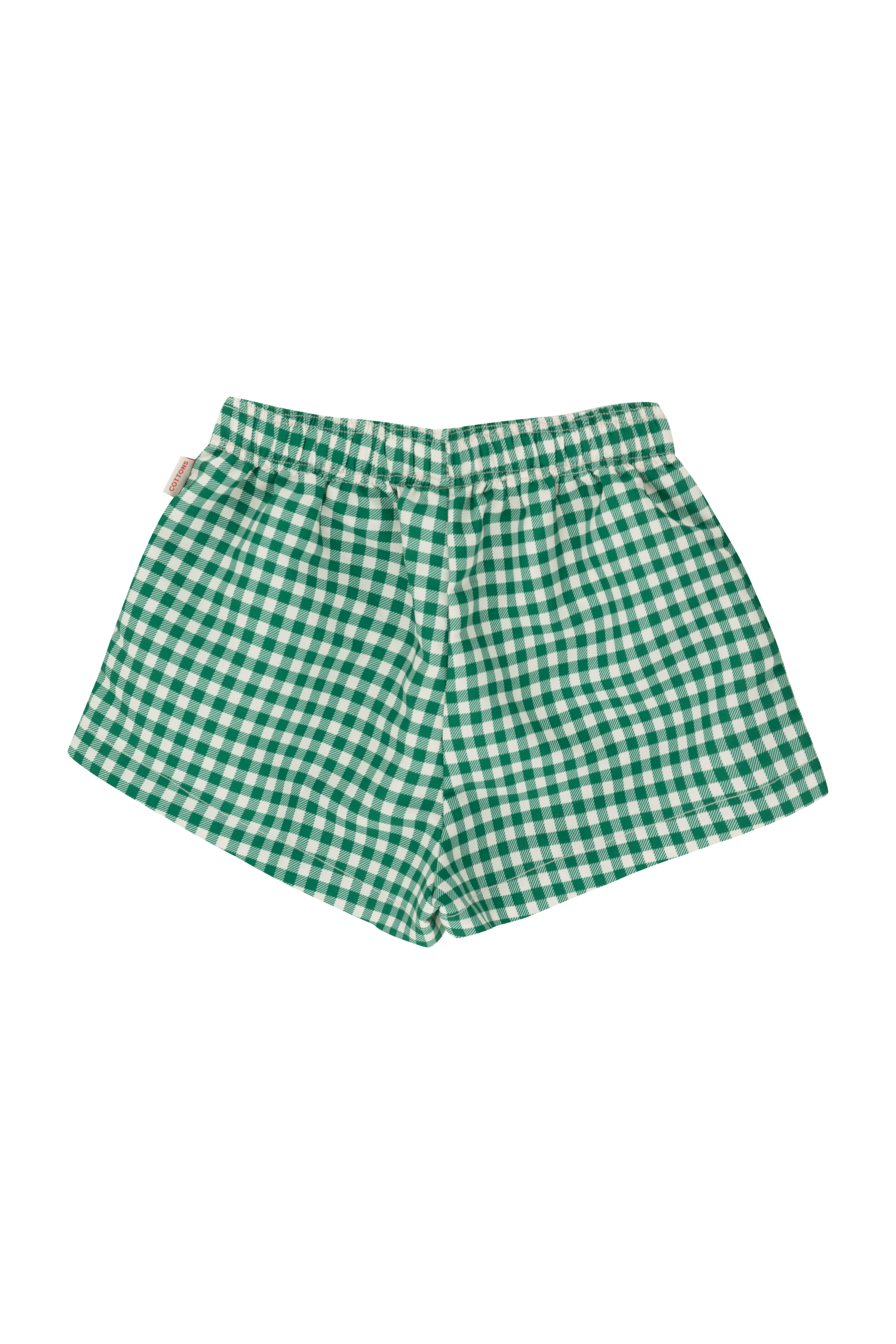 Tinycottons Men's Green Check Swim Trunks - Quick Dry, Comfortable Beach Shorts for Swimming, Surfing & Summer Vacations