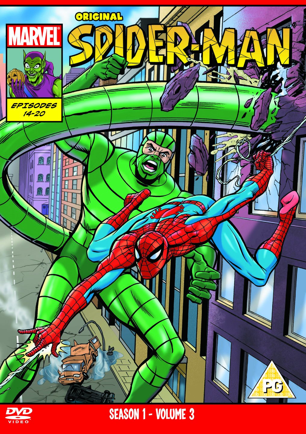 Original Spider-Man - Season 1, Volume 3 DVD | Marvel Superhero Action Animation | Perfect for Kids & Collectors | Home Entertainment & Gift Idea