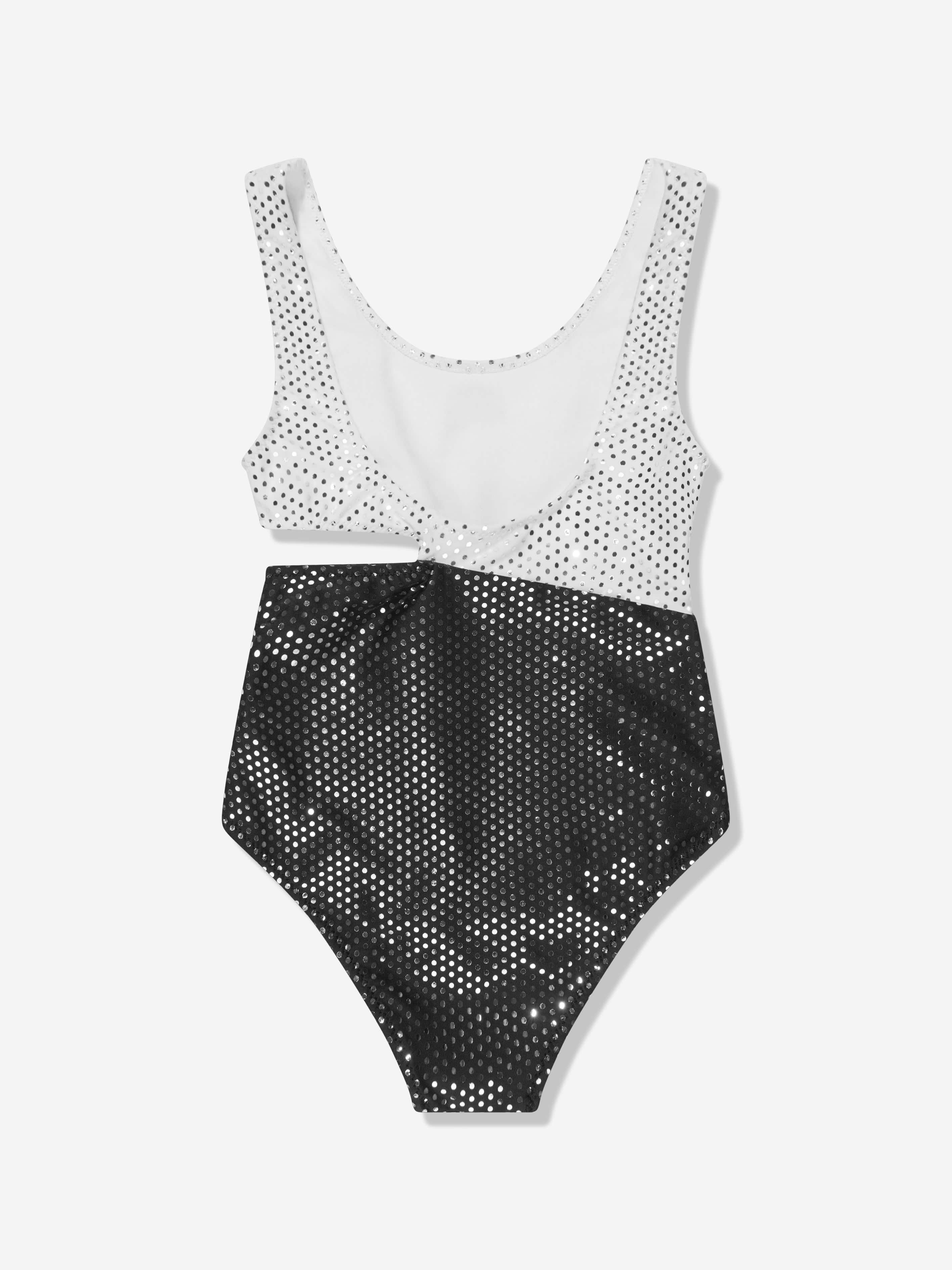 Balmain Girls Logo Swimsuit - White One-Piece Bathing Suit for Kids | Beach, Pool & Summer Vacation Outfit