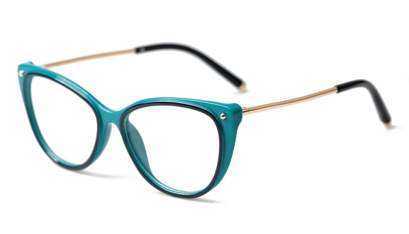 SOOLALA Cat Eye Reading Glasses for Women - Trendy Readers Eyeglasses with Stylish Frame | Perfect for Reading, Office Work & Fashion Accessories