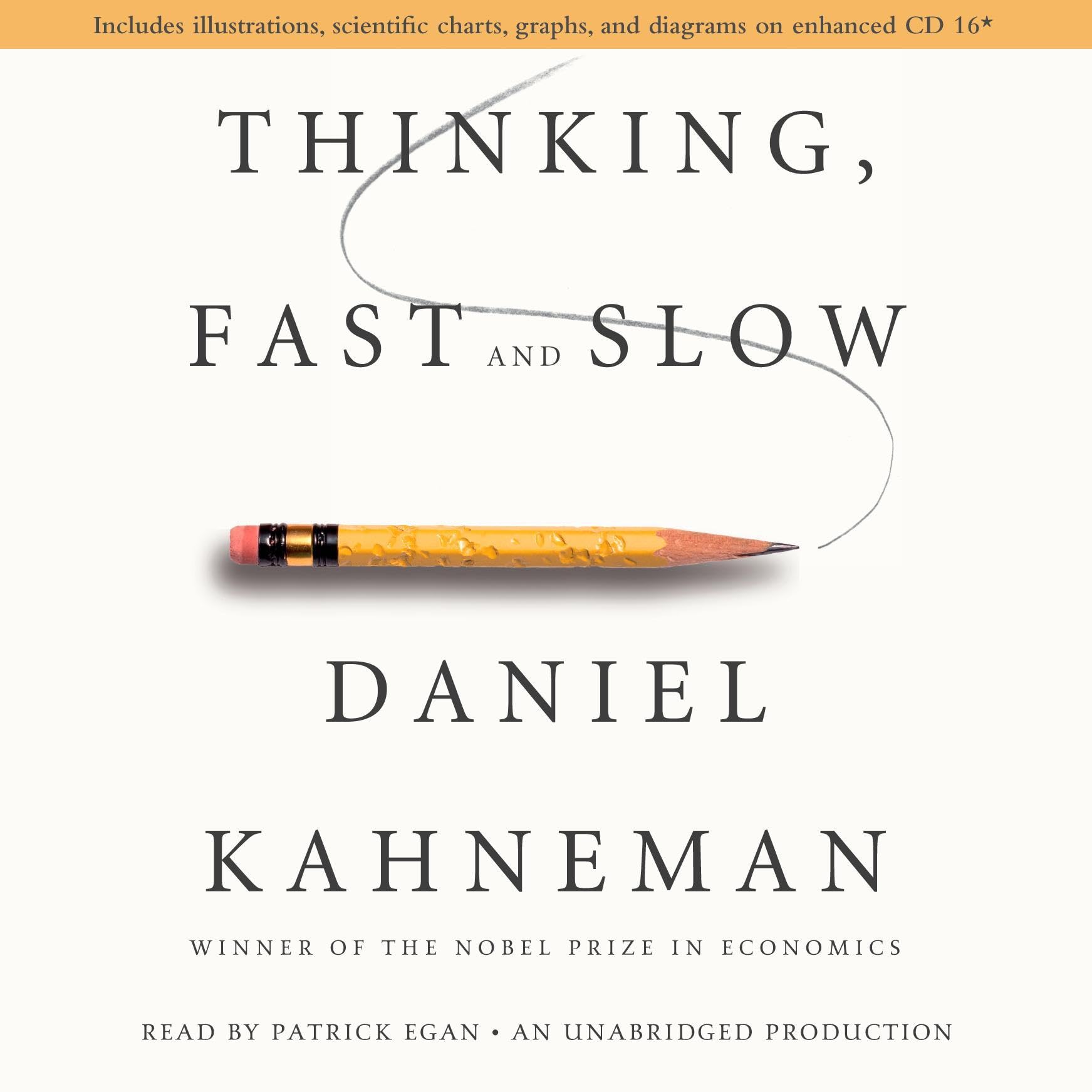 Thinking, Fast and Slow by Daniel Kahneman - Best Psychology Book for Decision Making | Perfect for Business Leaders, Students & Self-Improvement