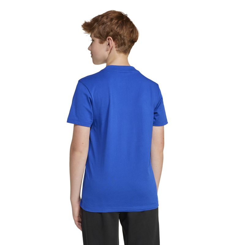 Adidas Boys Essentials Big Logo T-Shirt - Comfortable Cotton Tee for Kids - Perfect for School, Sports & Casual Wear