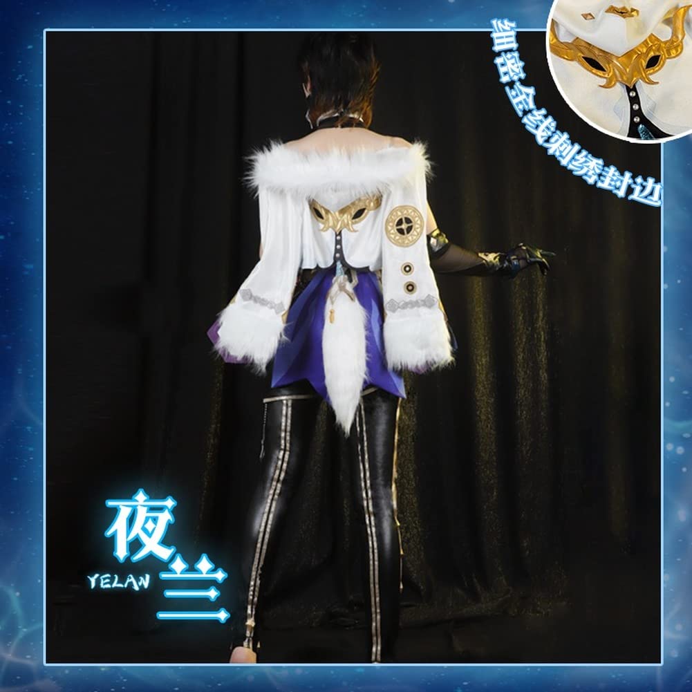 Genshin Impact Yelan Cosplay Costume - Official Game Character Halloween Party Outfit for Anime Conventions & Cosplay Events