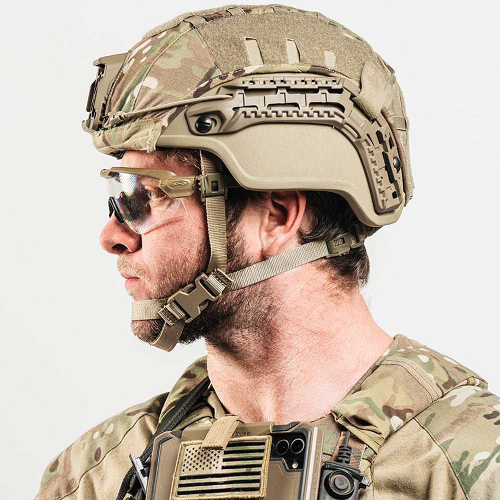 Galvion Hellbender TE Tactical Helmet - Level IIIA Ballistic Protection for Military, Law Enforcement & Outdoor Activities
