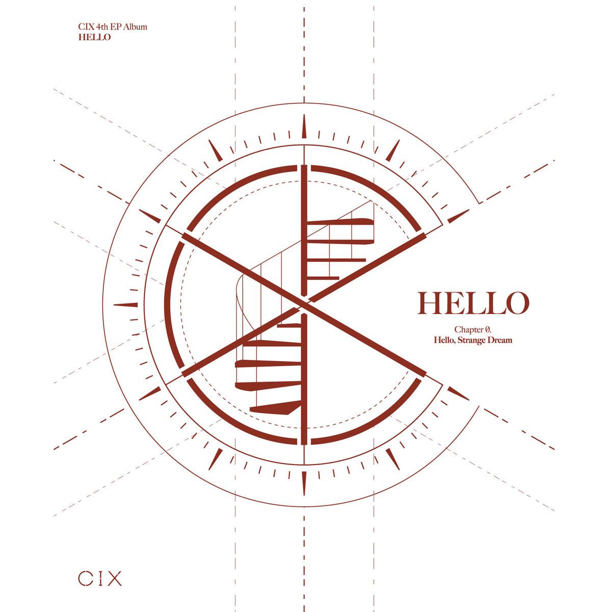 CIX 4th EP Album 'HELLO CHAPTER Ø. HELLO, STRANGE DREAM' - K-Pop Music CD for Fans, Collectors & Gift Giving - Perfect for Dance Practice, Road Trips & K-Pop Collections
