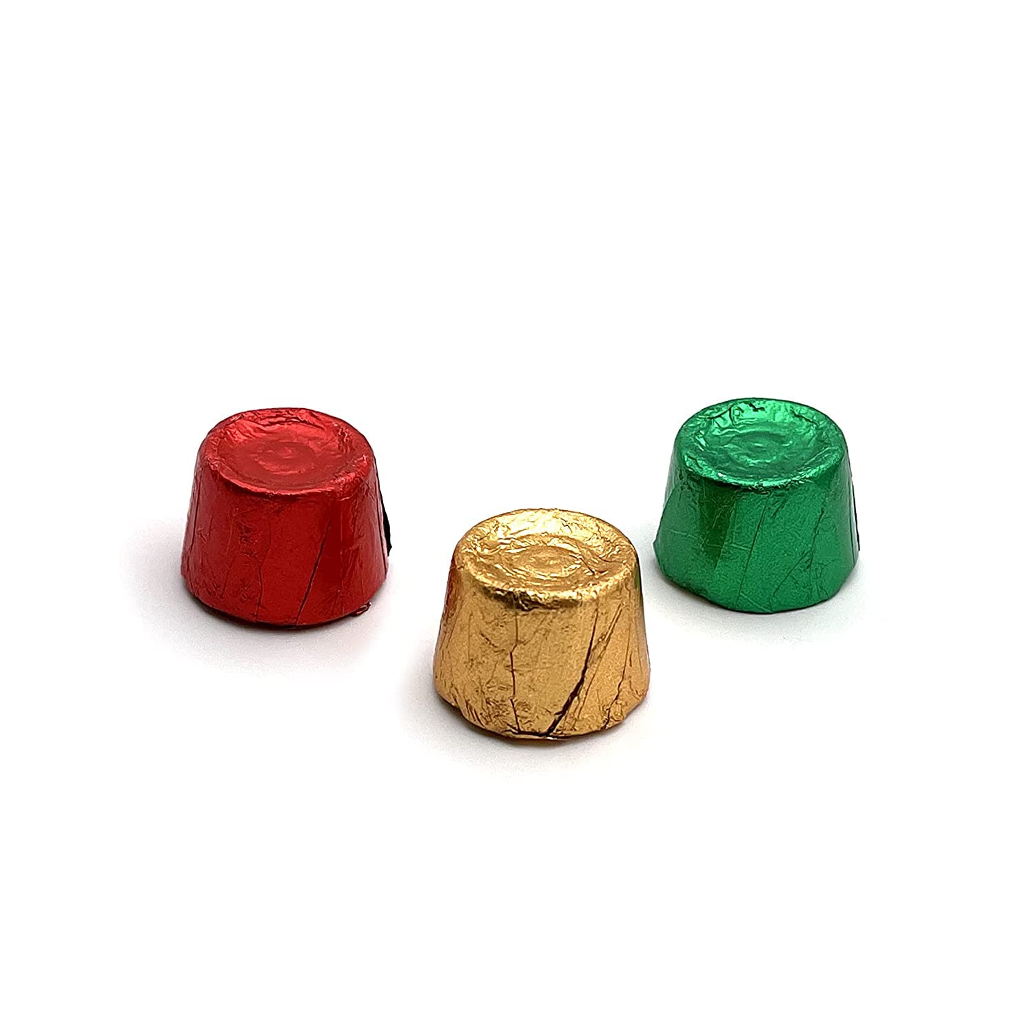 Rollo Creamy Caramels 2 lbs (150 Pieces) - Rich Milk Chocolate Candy with Red, Green & Gold Foil Wrapping - Perfect for Holiday Gifts, Party Favors & Sweet Treats