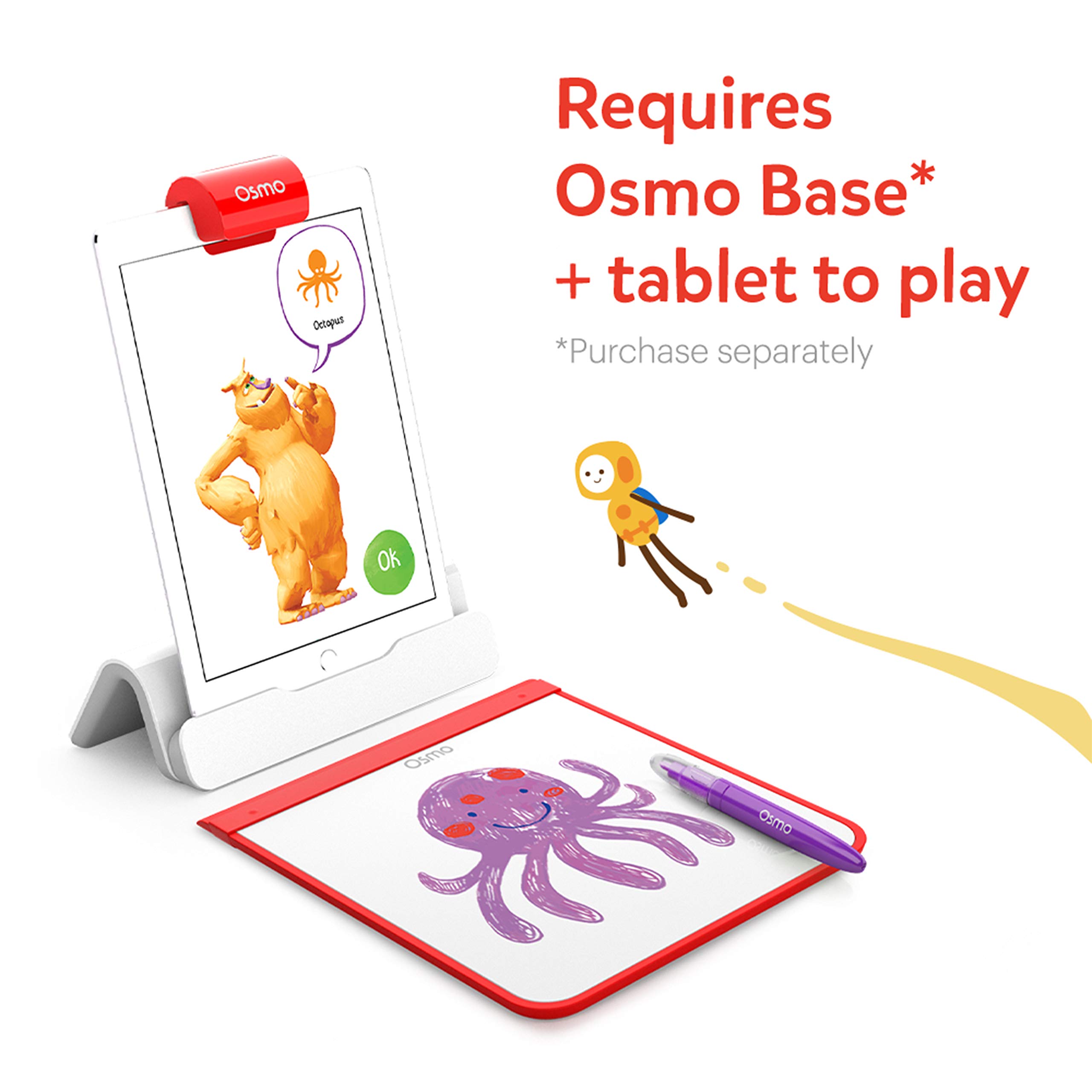 Osmo Pizza Co. Plus Monster Game for Kids Ages 5-12 - STEM Learning Toy for Math & Communication Skills - Compatible with iPad & Amazon Fire Tablet (Osmo Base Required) - Fun Educational Game for Homeschooling & Classroom Activities