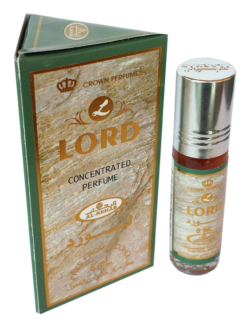 Lord Concentrated Perfume by Crown Perfumes | Alcohol-Free Fragrance Oil 6ml | Long-Lasting Scent for Women & Men | Perfect for Daily Wear, Special Occasions & Gifts