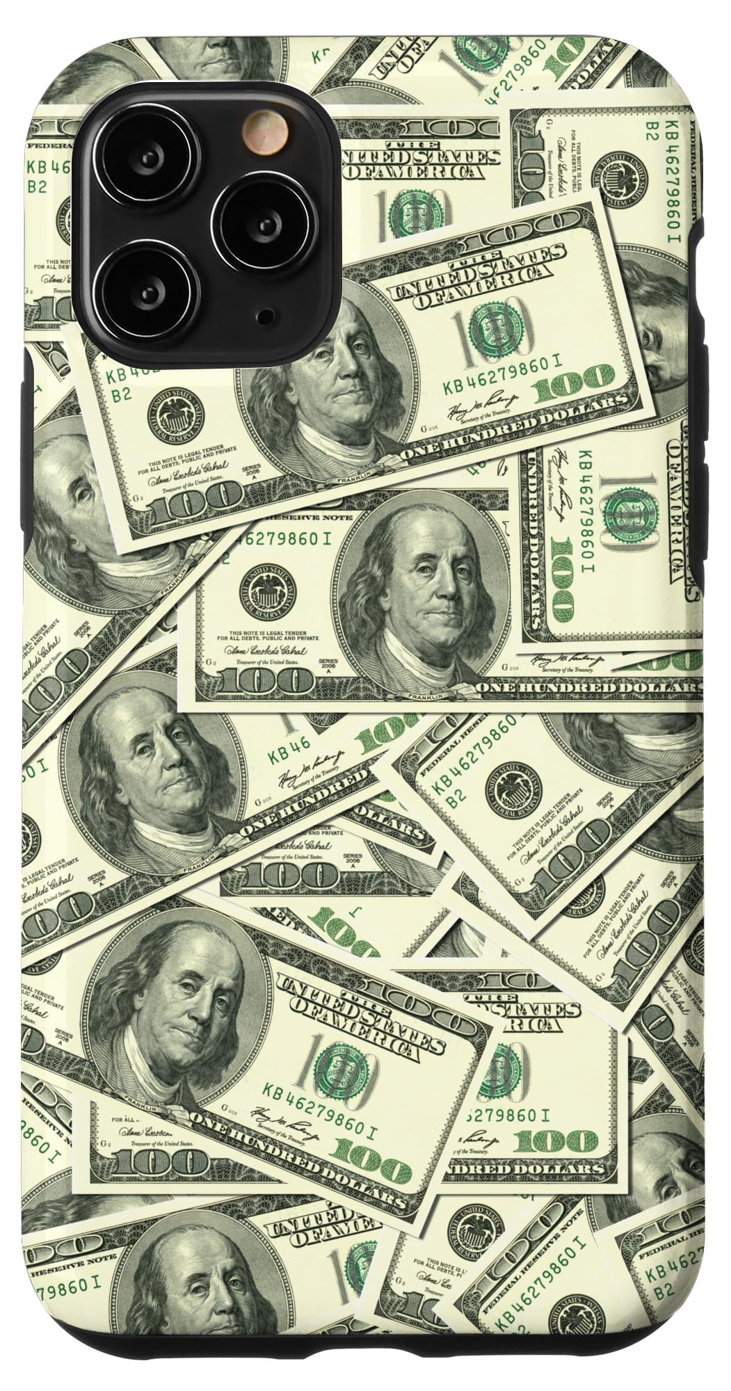 Funny Money iPhone 11 Pro Case - $100 Bills Design Protective Phone Cover for iPhone 11 Pro - Perfect for Prank Gifts, Jokes, and Unique Accessories