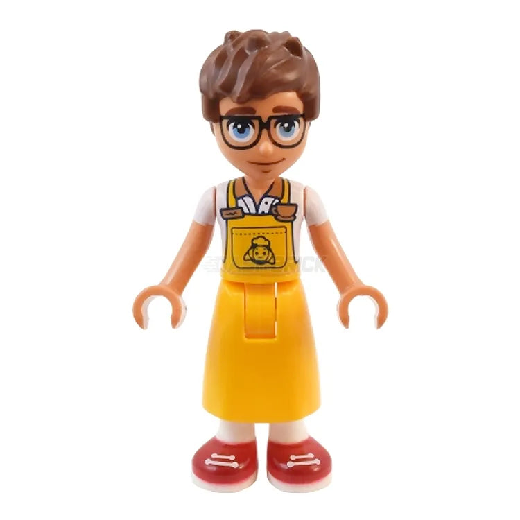 **LEGO Minifigure Friends Jules with Overalls, Glasses & Red Shoes – Perfect for Collectors, Playtime & DIY Scenes**    **优化点说明**（仅示例，实际无需返回）：   1. **SEO优化**：包含核心关键词