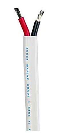 Ancor Marine Grade Duplex Cable 2 Wire - 6/2 AWG - 50 Ft Tinned Copper Boat Wire for Marine & RV Electrical Systems