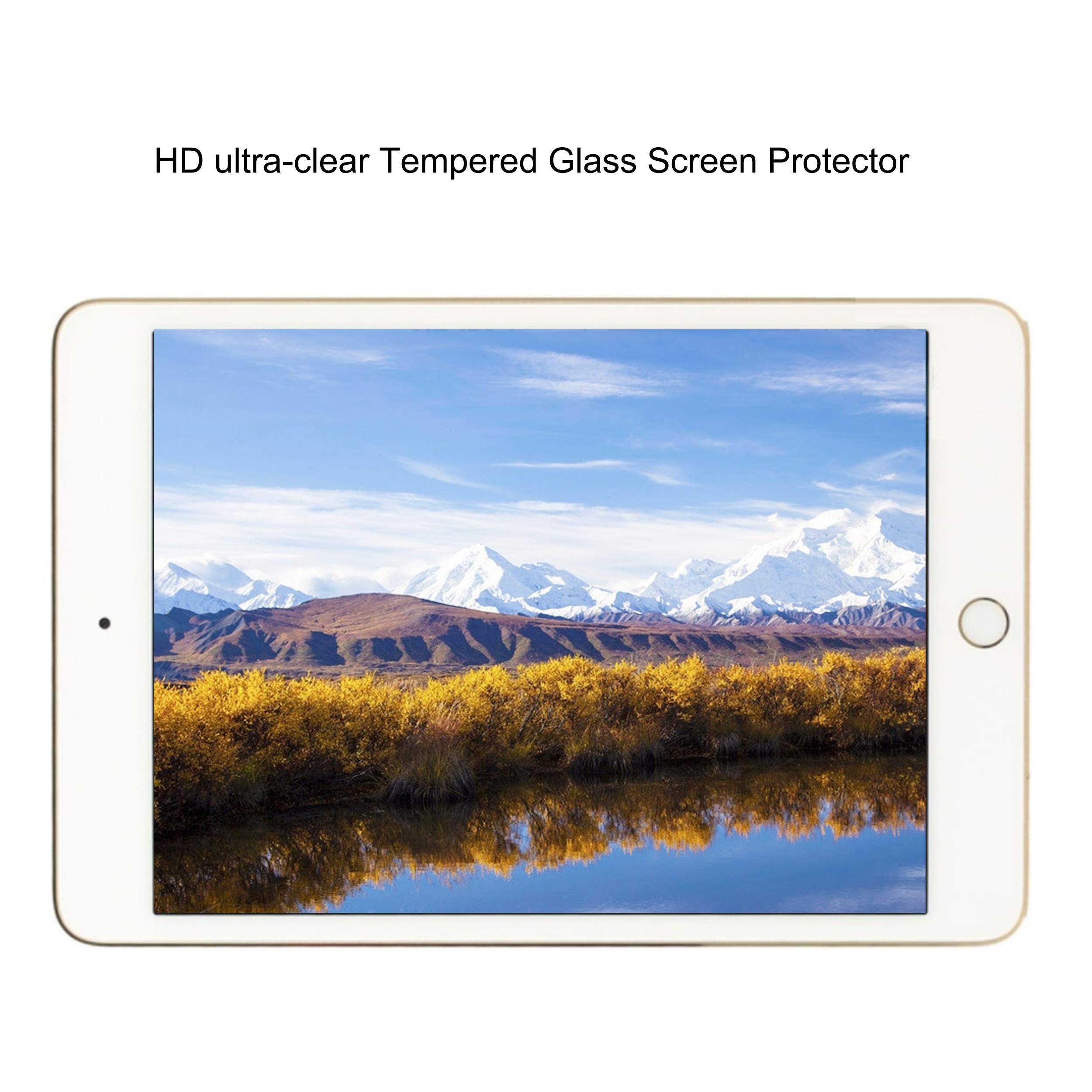 Ailun Tempered Glass Screen Protector for iPad 9.7 Inch (2018/2017 Model, 6th/5th Gen), iPad Air 1/2, iPad Pro 9.7