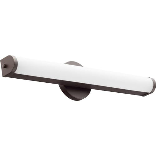 Bronze/Dark Finish Transitional LED Vanity Mirror - Modern Bathroom Lighting for Makeup & Grooming - Perfect for Bedroom, Bathroom, and Dressing Room