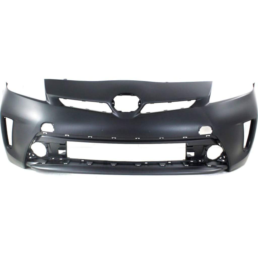 Toyota Prius & Prius Plug-In Front Bumper Cover 2012-2015 | Primed Replacement Part TO1000394 5211947934 | Perfect for Accident Repair & Car Restoration Projects