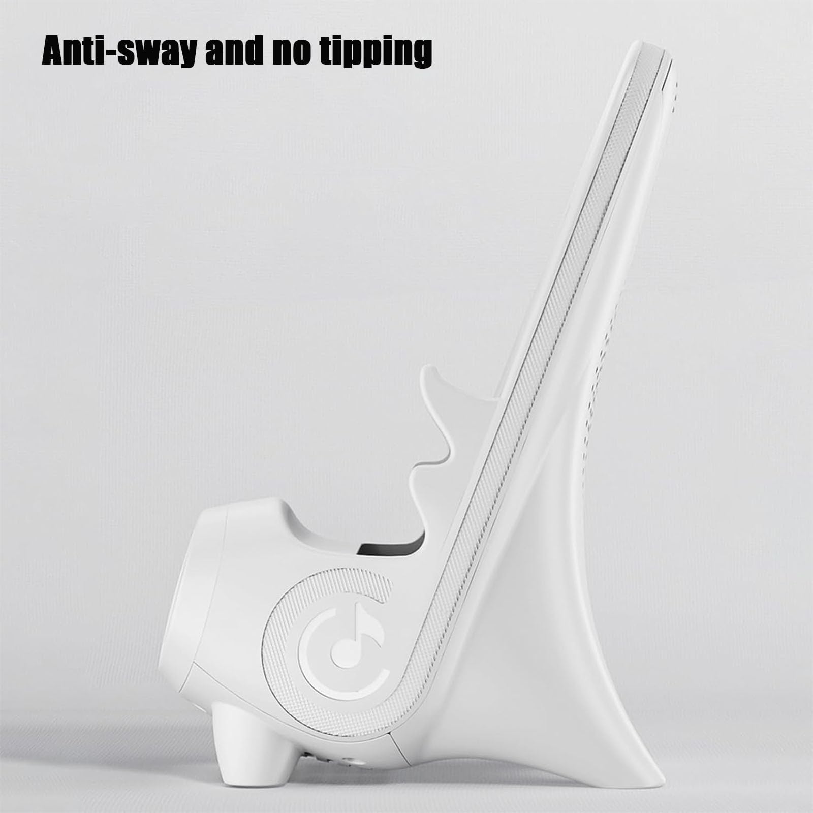 Yamajifactory Mini Chair Wireless Fast Charger - Portable Phone Holder & Stand for All Smartphones, Qi-Certified 15W Fast Charging (White) | Perfect for Home, Office, and Travel Use