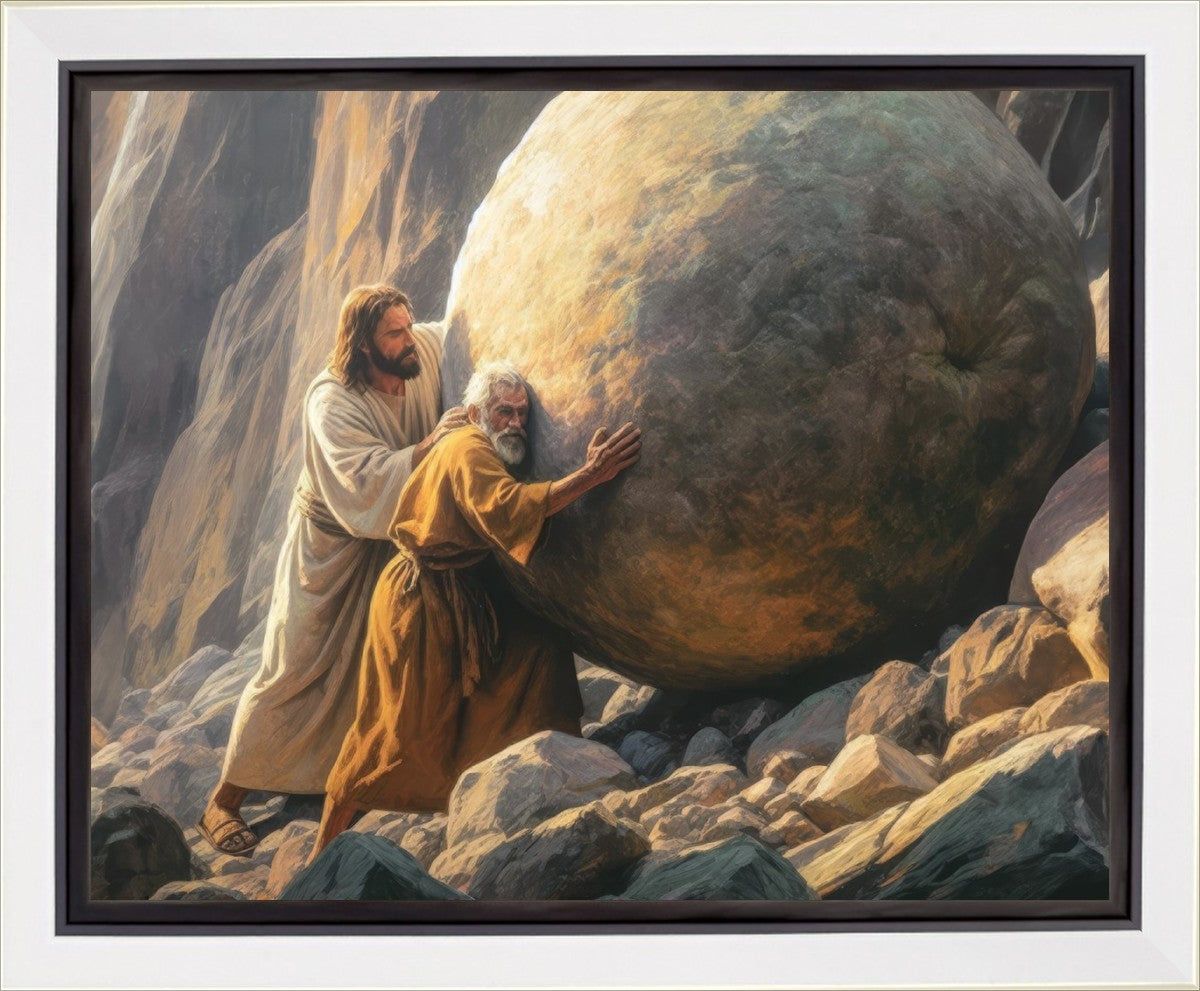 Redemption's Ascent Gallery Wrap Canvas Art - Modern Wall Decor for Living Room, Bedroom & Office - Premium Framed Canvas Print for Home & Office Decor