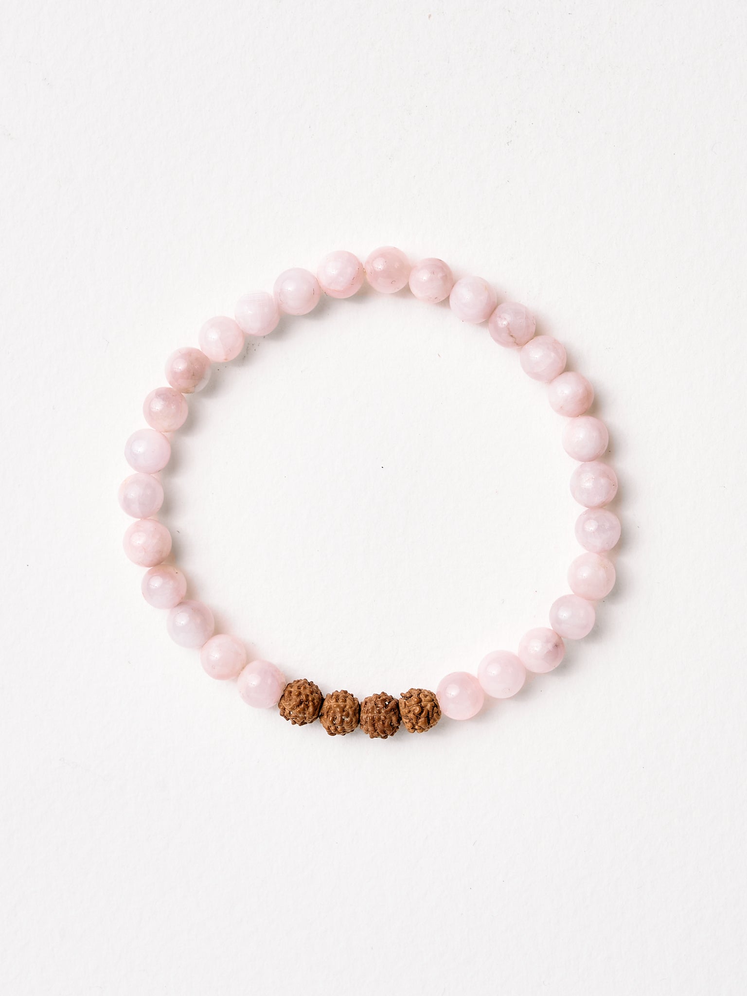 Rose Quartz Mala Bead Bracelet for Meditation, Yoga & Spiritual Healing - 108 Beads Buddhist Prayer Necklace for Women & Men - Stress Relief & Positive Energy