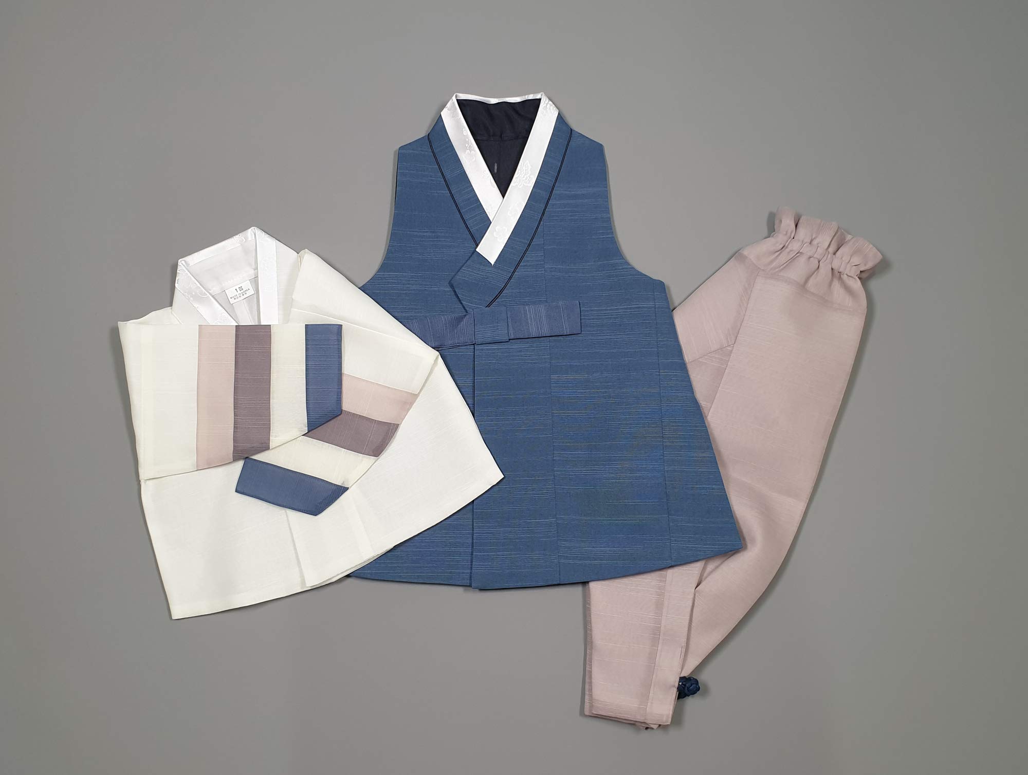Traditional Korean Hanbok for Boys - Red & Light Navy Dolbok Outfit for 1st Birthday (Doljanchi) & Special Occasions | Ages 1-8 Years | Perfect for Cultural Celebrations, Photo Shoots & Festivals