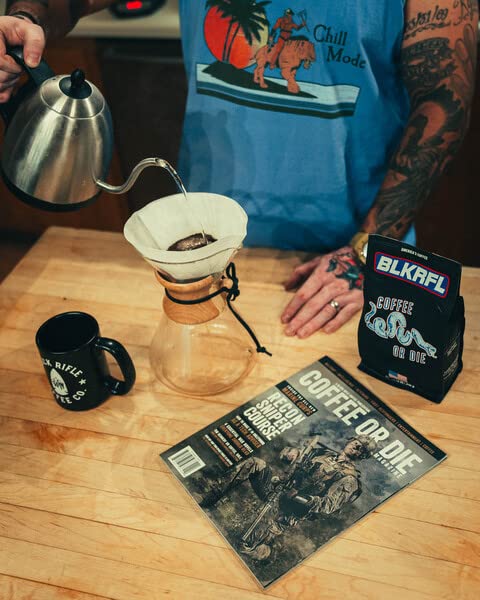 Black Rifle Coffee Company Coffee or Die Medium Roast Ground Coffee - 12 OZ Bag | Premium American Coffee for Home Brewing, Camping & Outdoor Adventures