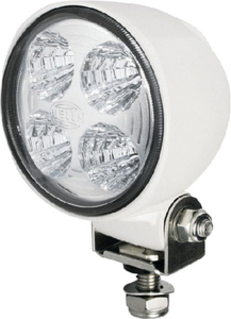 Hella Marine Module 70 Gen 3 LED Floodlight - 800 Lumens Long Range White Housing Waterproof Boat Light for Marine, Off-Road & Outdoor Adventures