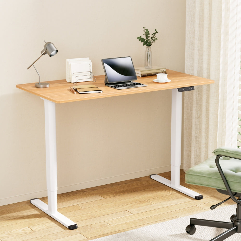 120CM Artiss Electric Standing Desk - Adjustable Height Sit Stand Desk for Home Office, Computer Workstation | Perfect for Remote Work, Gaming & Study