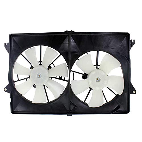 RAREELECTRICAL Replacement Cooling Fan Compatible with 2004-2006 Chrysler Pacifica 3.5L - Part Numbers 5102428AA, 5102429AA, 5102431AA, 5102432AA, 5102442AA, 68002781AA, 68002781AC, CH3115134 - Perfect for Engine Overheating Prevention & Summer Driving