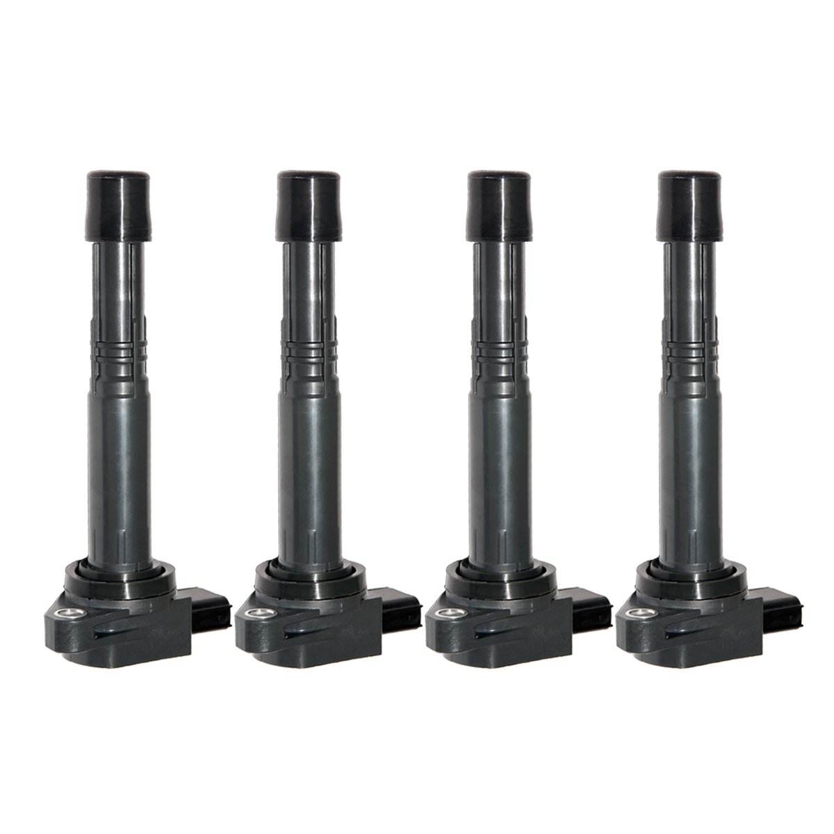 MAS 4-Piece Ignition Coil Pack Set - Compatible with Honda Acura 2002-2009 Models (Element, CRV, Civic, Accord, RSX, CSX) 2.0L 2.4L Engine - Replaces UF311 UF583 C1382 - Perfect for DIY Car Repair & Engine Maintenance