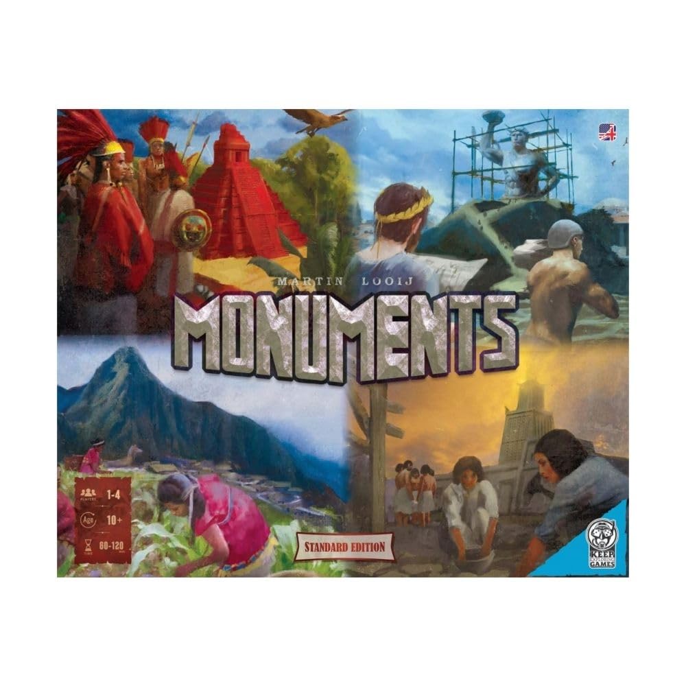 Keep Exploring Games Monuments Standard Edition - Fun Family Board Game