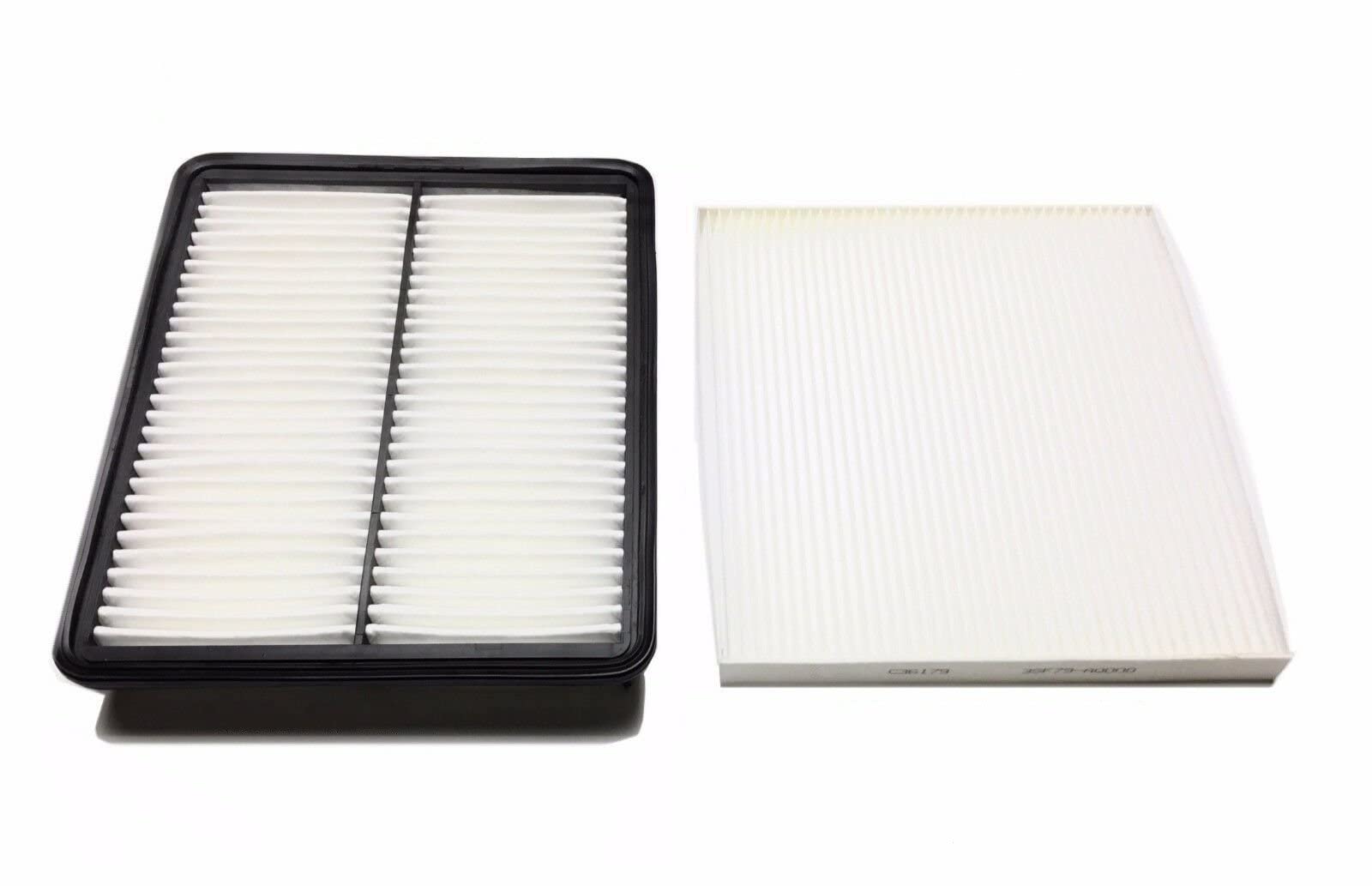 Premium Engine Air Filter & Cabin Air Filter Combo Kit - Compatible with KIA Optima Hybrid 2011-2016 Models | Improved Airflow & Cabin Air Quality | Perfect for City Driving & Highway Commutes