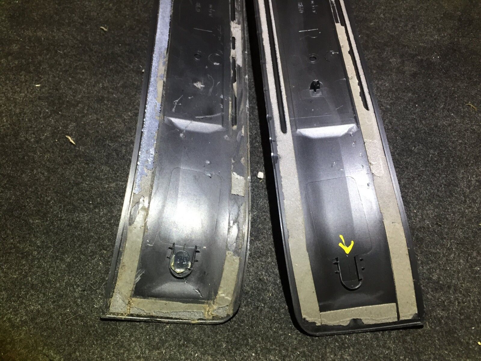 05-08 Audi A4 Front Right & Left Side Door Sill Plates (2-Piece Set) - OEM Replacement Parts for Car Interior Protection & Style Enhancement