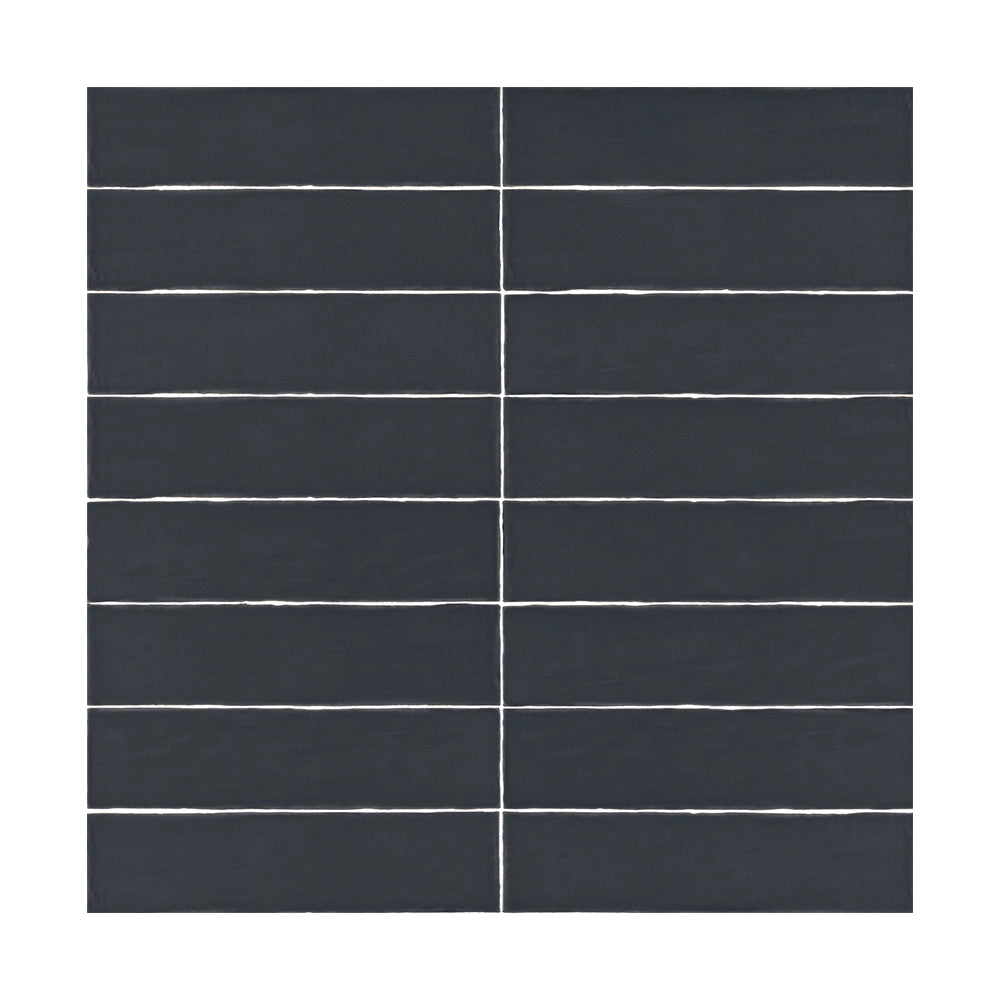 ModLine Ceramic Wall Tiles - 2x20 Slate Gray Textured Subway Tiles for Kitchen Backsplash & Bathroom Renovation - Waterproof & Easy to Clean